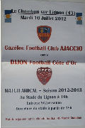 Ajaccio-DFCO affiche