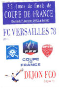 Versailles-DFCO programme